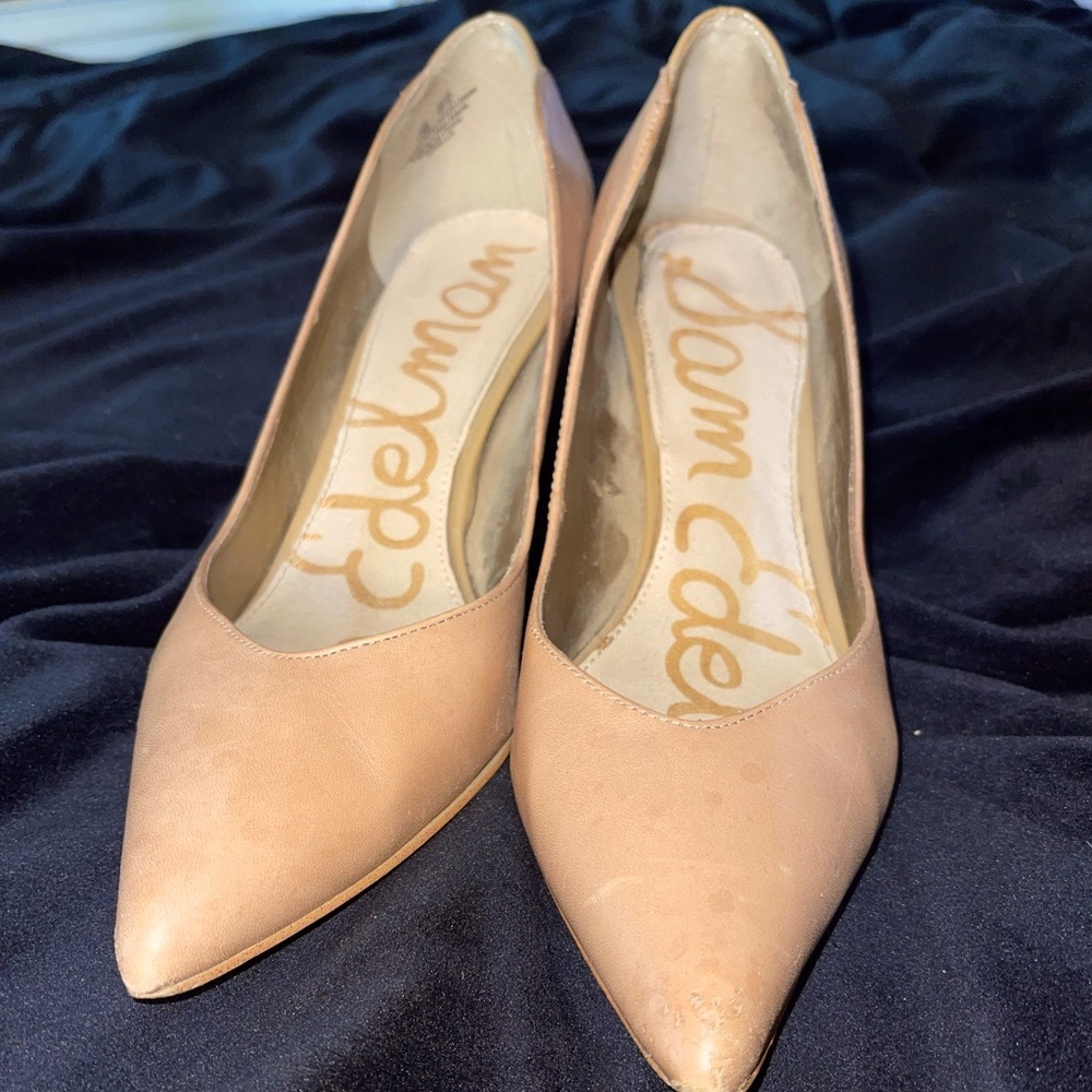 Sam Edelman Hazel Heels, Tan, size 7.5 - Picture 3 of 7